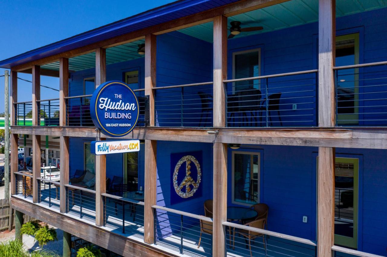 Folly Vacation Perfect Purple Palace Apt A Folly Beach Eksteriør bilde